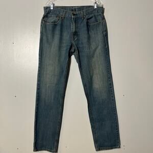 Levis‎ 559 Slim Straight Fit Washed Denim Blue Jeans Pants mens Size 34x34